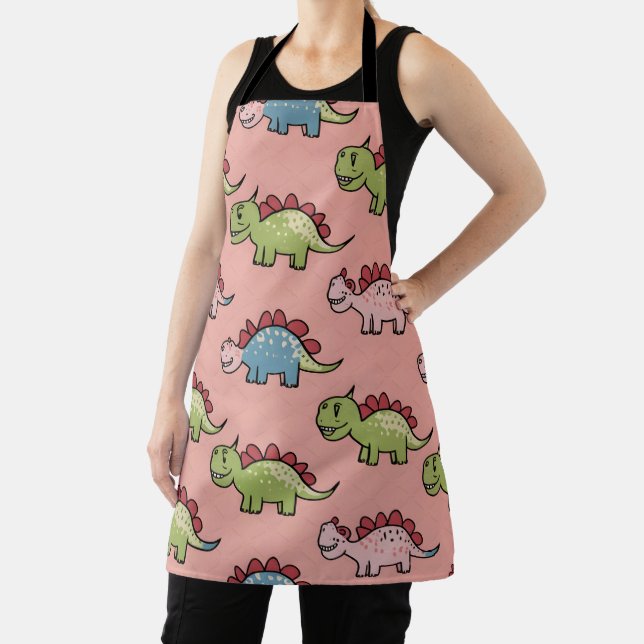 Tablier Motif transparent de dinosaure mignon (Insitu)