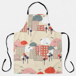 Tablier Motif transparent de la ville