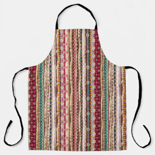 Tablier Motif tribal Boho ethnique coloré