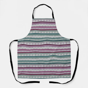 Tablier motif tribal ethnique géométrique d'Amérindien