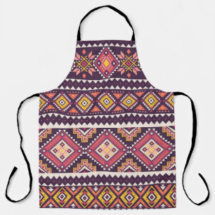 Tablier Motif tribal rayé, géométrique sans couture.
