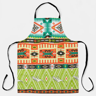 Tablier Motif tribal transparent avec éléments géométrique