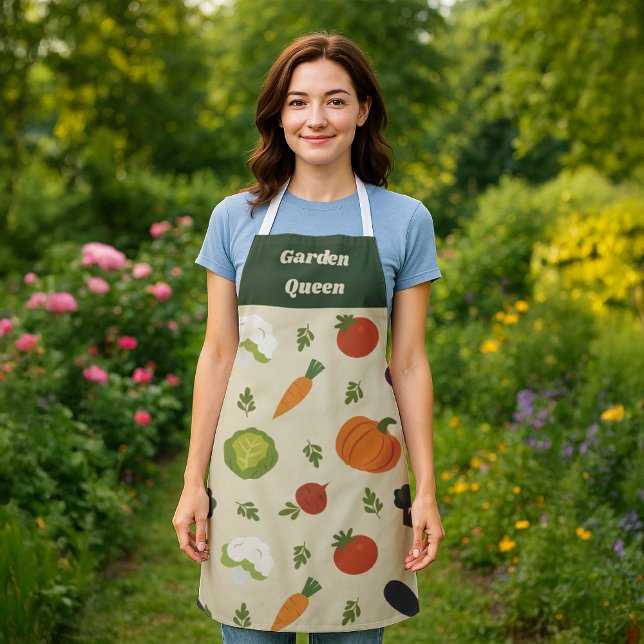 Tablier Motif végétal - Sunshine & Veg (Créateur téléchargé)