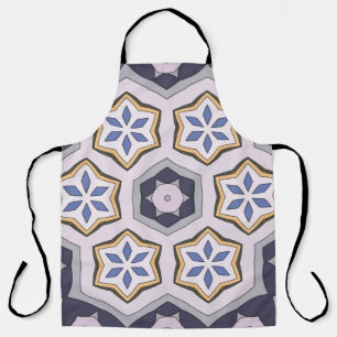 Tablier Motif vintage circulaire sans couture. Décor color