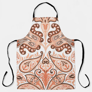 Tablier motif vintage coloré en style cachemire