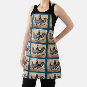 Tablier Motif Vintage de la race de poulet Apron