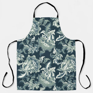 Tablier motif vintage ethnique fleuri sans couture. folklo