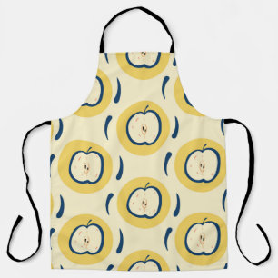 Tablier Motif vintage sans soudure avec pomme.