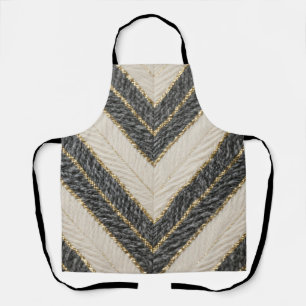 Tablier Motif Zigzag Chevron Glamour