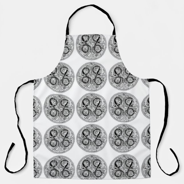 Tablier Motifs de défilement de styles classiques (Recto)