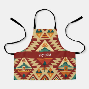 Tablier Motifs ethniques Motif personnalisé rétro