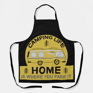 Tablier Motorhome RV Motorhome Camping Life Latte Mug