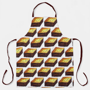 Tablier Moussaka Grecque Méditerranéen Nourriture Aiguille