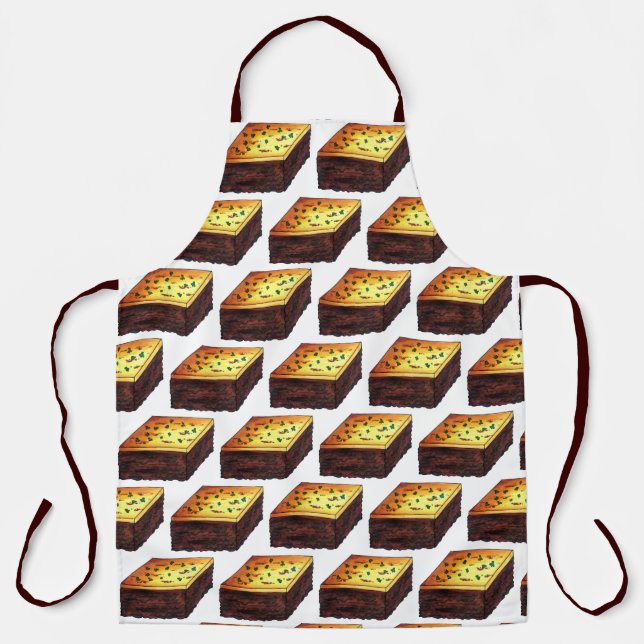 Tablier Moussaka Grecque Méditerranéen Nourriture Aiguille (Recto)