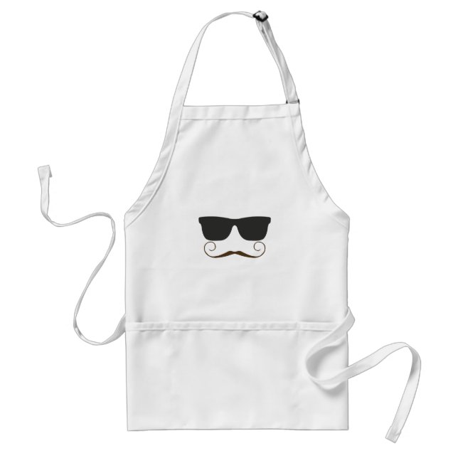 Tablier Moustache pimpante (Devant)