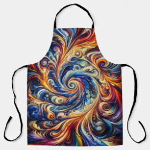 Tablier Mouvement coloré Art Abstrait