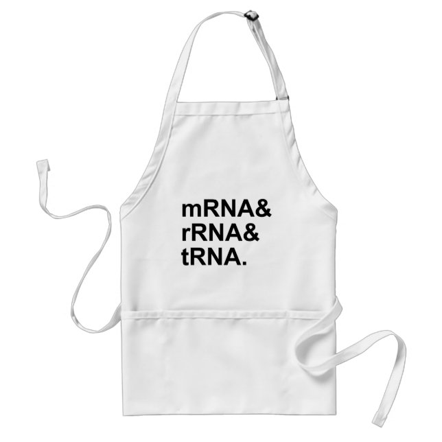 Tablier mRNA rRNA tRNA | Types of RNA (Devant)