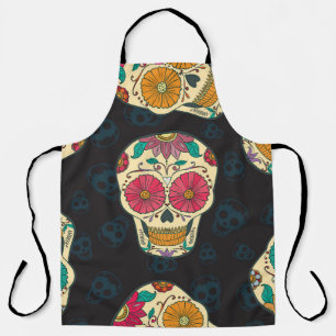 Tablier Muertos Skulls : Vintage Élégance sans Seamless.