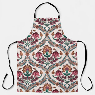 Tablier Mughalart traditionnel sans joint, motif, floral,