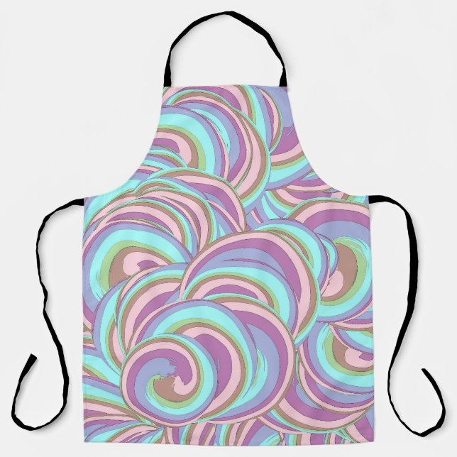 Tablier Multicolor Swirls Pattern (Recto)