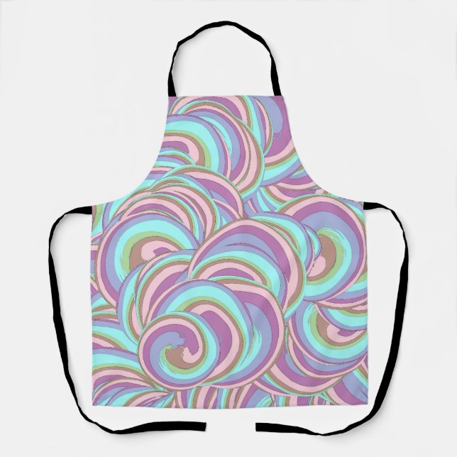 Tablier Multicolor Swirls Pattern (Recto)