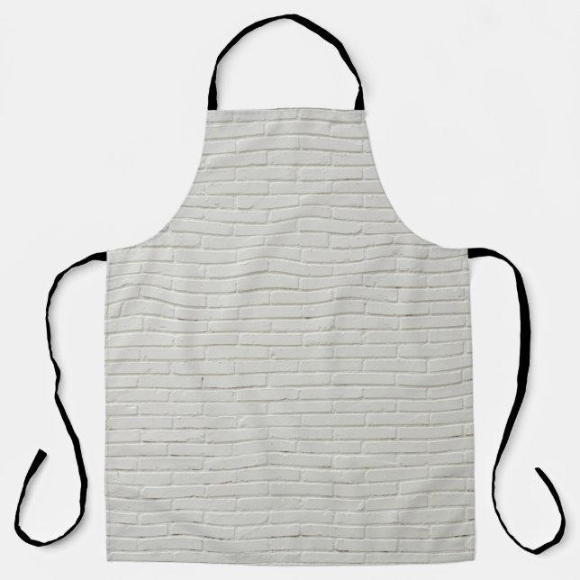 Tablier Mur de briques blanches (Recto)