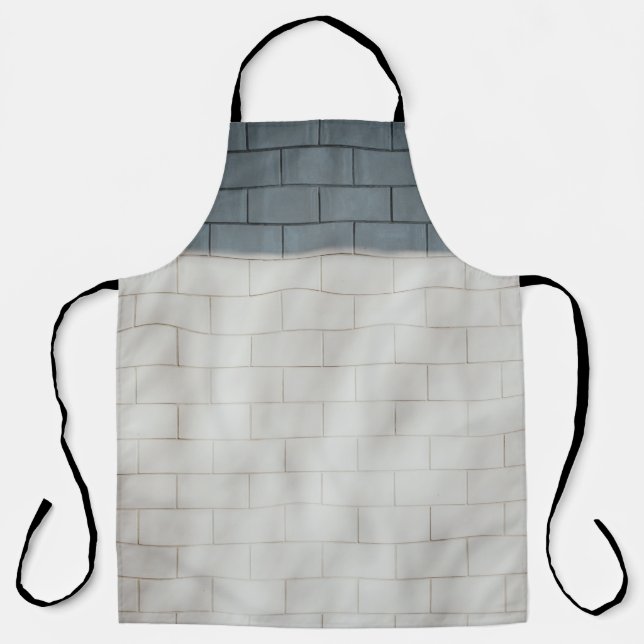 Tablier Mur en brique blanche (Recto)