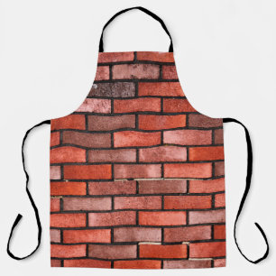 Tablier Mur en brique rouge, arrière - plan en brique roug