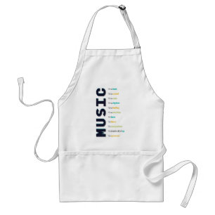 Tablier musique c'est .....