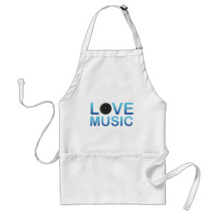 TABLIER MUSIQUE D'AMOUR