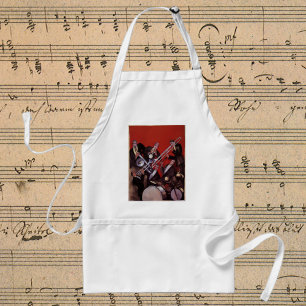 Tablier Musique vintage, Art Déco Musique Jazz Band Jammin
