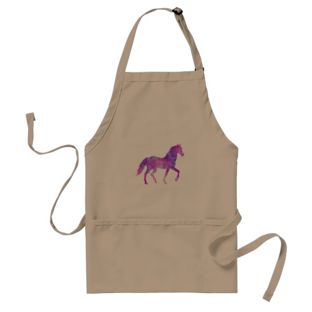 Tablier Mustang silhouette - Choisir la couleur arrière -  (Devant)