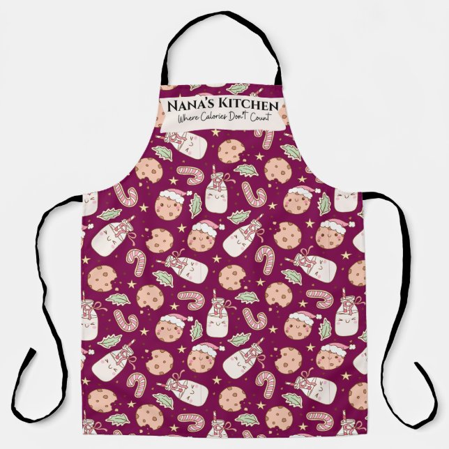 Tablier Nana’s Kitchen Apron – Funny Grandmother (Recto)