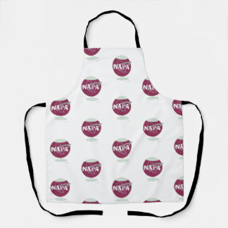 Tablier Napa Space Motif Vin Verre Logo Amusement