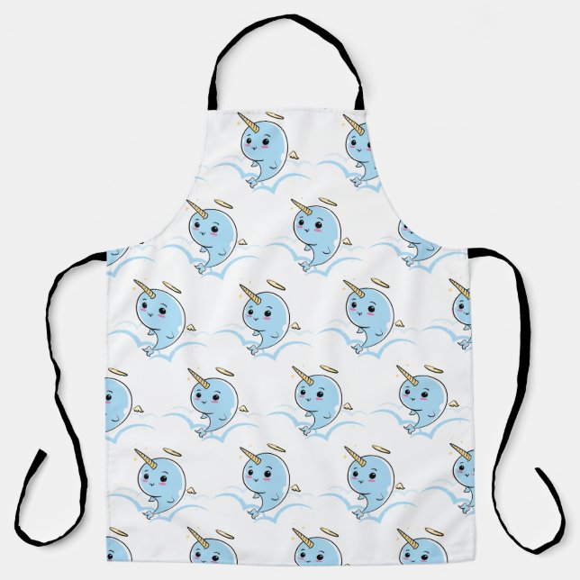 Tablier Narwhal Angel Cutie (Recto)