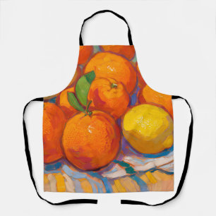 Tablier Nature morte Oranges Citrons
