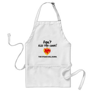 Tablier Ne Embrasse Pas Le Cuisinier Grillmaster Amour Ste