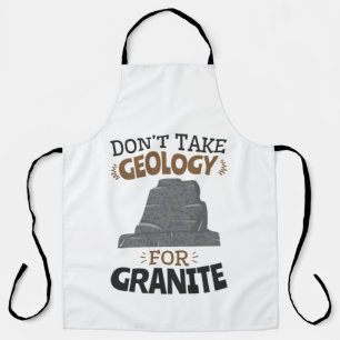 Tablier Ne prenez pas la géologie pour un géologue de Gran