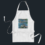 Tablier Nénuphars de Claude Monet, Impressionnisme Vintage<br><div class="desc">Nénuphar (1914) de Claude Monet est une peinture de nature impressionniste vintage. Une des nombreuses variations de peintures florales de nénuphars que Monet peint par l'étang dans son jardin fleuri à Giverny, France. À propos de l'artiste : Claude Monet (1840-1926) est un fondateur du mouvement de peinture impressionniste française, dont...</div>