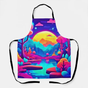 Tablier Neon Jungle Dream Art
