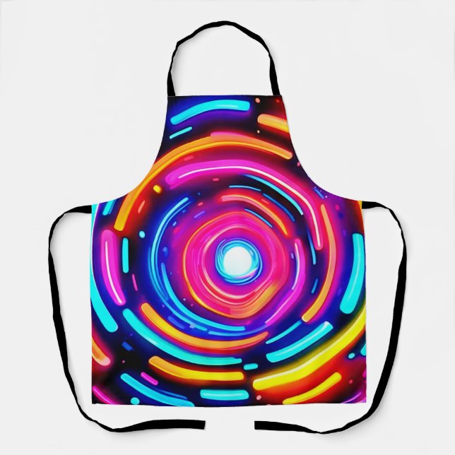 Tablier Neon Spiral Light Art (Recto)