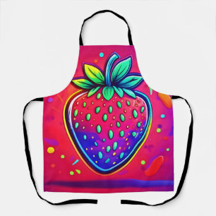 Tablier Neon Strawberry Pop