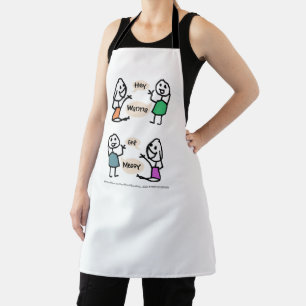 Tablier NEW Hey Wanna Obtenir Messy Apron par RoseWrites