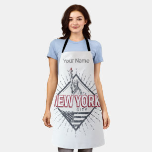 Tablier New York City États-Unis Vintage USA Souvenir