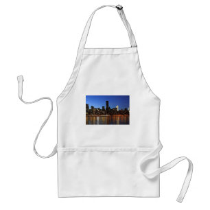 Tablier New York City Skyline la nuit