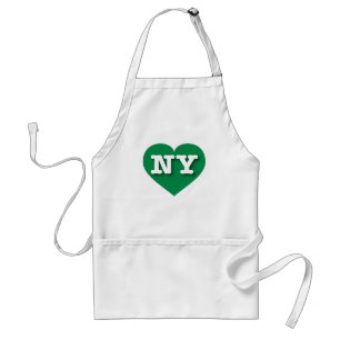Tablier New York Green Heart - J'aime NY