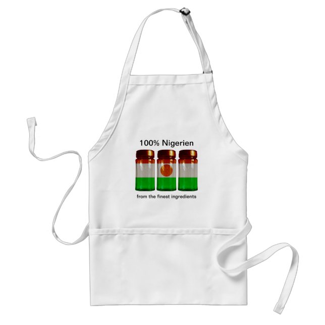 Tablier Niger Drapeau Jars Apron (Devant)