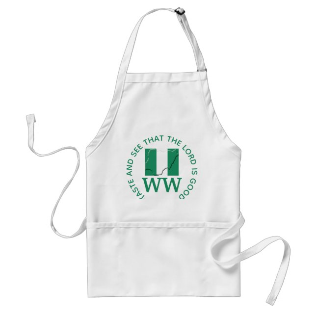 Tablier NIGERIA Drapeau MONOGRAM Écritures Customisées (Devant)