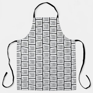 Tablier N'importe quel Motif de répétition de logo ou d'im