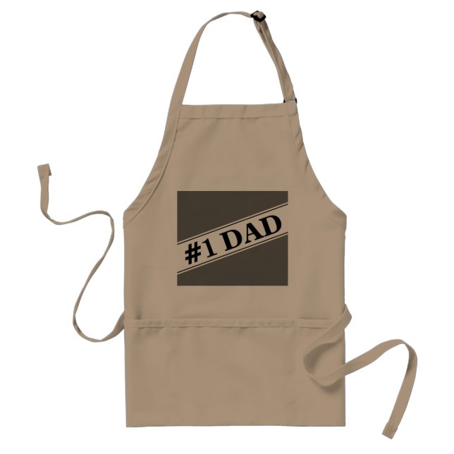 Tablier No 1 Papa BBQ Apron pour adulte (Devant)